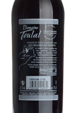 Domaine Toulal Guerrouane Rouge Le Grain Noble