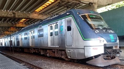 Metrô de Recife T U E CAF 37 Chegando na estação Werneck linha centro