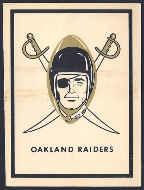 How the Oakland Raiders got their Logo and Colors – Tales from the AFL