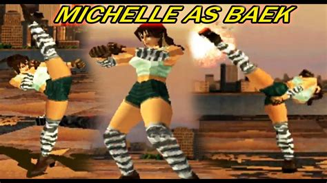 TAS Michelle With Baek S Moves Gameplay Tekken 2 Arcade Version