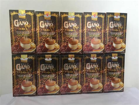 10 Boxes 200 Sachets Gano Excel Cafe 3 In 1 Coffee Ganoderma