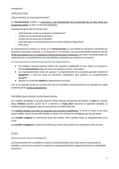 Resumen Primer Parcial Introducción IntroducciÓn ¿qué Estudia La