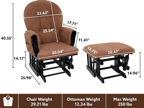 Juego De Mecedora Y Otomana Para Guarder A Mecedora Reclinable Con