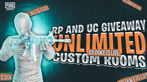 🔴 Live Pubg Mobile Custom Rooms Royal Pass Giveaway Unlimited Uc