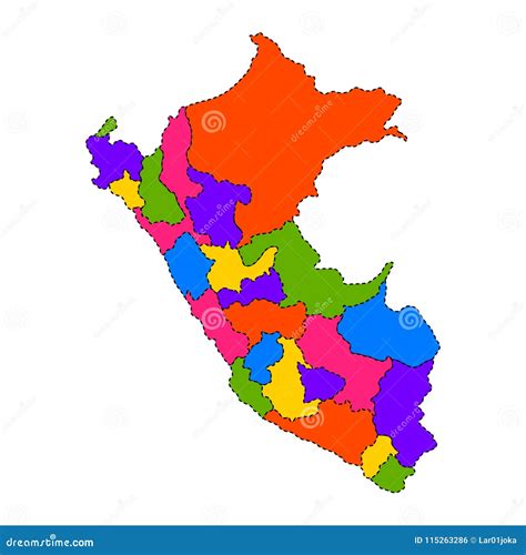 Political Map Peru Vector Stock Illustrations Political Map Peru Sexiz Pix