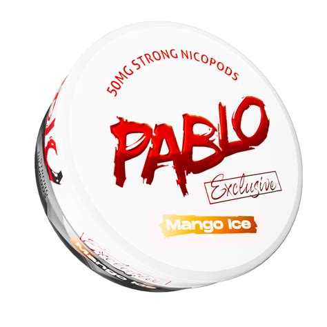 Pablo Exclusive Mango Ice 50mg G Nicopods