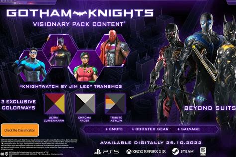 Gotham Knights Pre Order Bonus Deluxe Edition And Visionary Pack