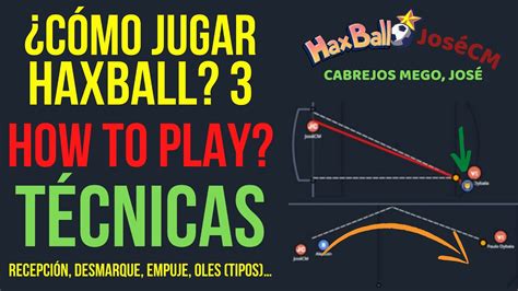 Cómo jugar Haxball parte 3 técnicas How to play Recepción