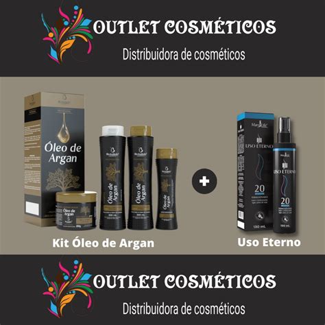 Kit Óleo de Argan 4 itens Bio Instinto Uso Eterno Spray Condicionante