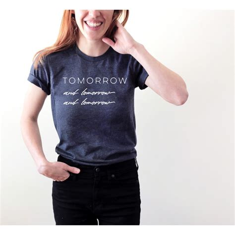 Tomorrow and Tomorrow Shakespeare Short Sleeve Unisex - Etsy