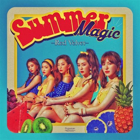 RED VELVET SUMMER MAGIC POWER UP ALBUM COVER FANMADE In 2023 Album