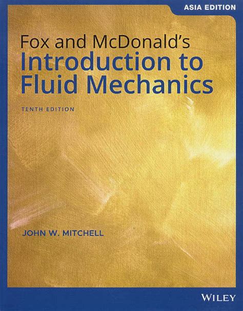 Introduction To Fluid Mechanics 10 E Fox YES24