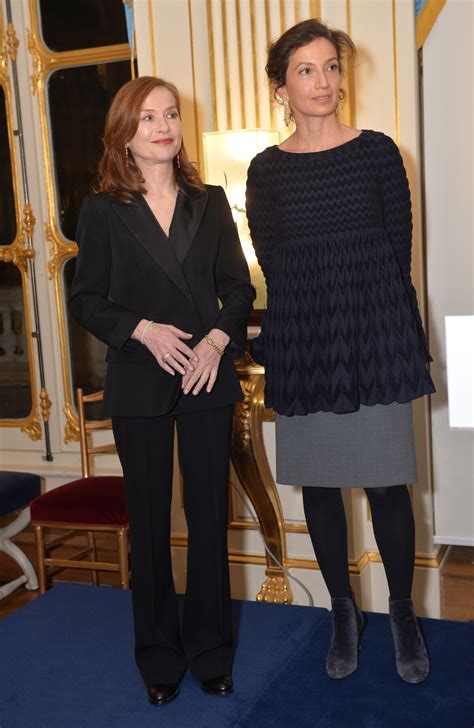 Photo Exclusif Isabelle Huppert Et Audrey Azoulay Ministre De La