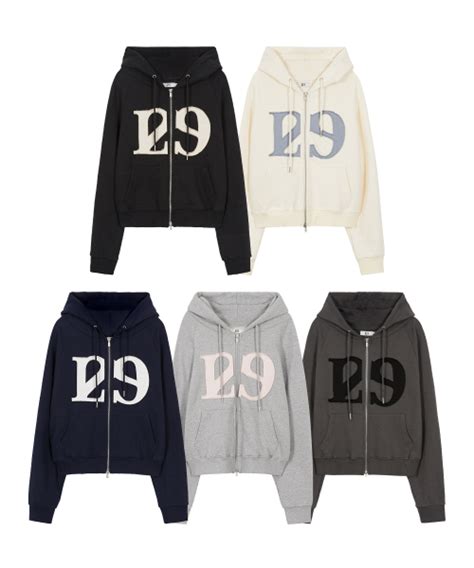 MUSINSA公式 ILLIGO 129 Logo Patch Hooded Zip Up 5 COLOR