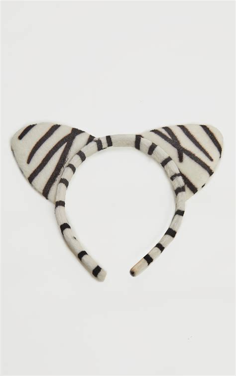 Zebra Ears Headband | Accessories | PrettyLittleThing USA