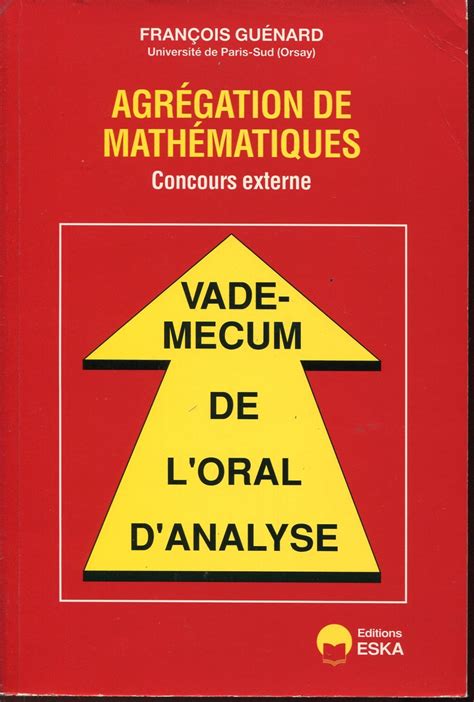 Amazon In Buy Vade Mecum De L Oral D Analyse Agregation De