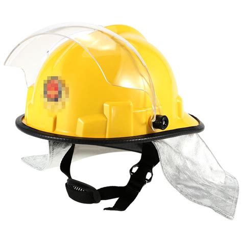 FRP Yellow Fire Fighting Helmet, For Industrial at best price in Junagadh