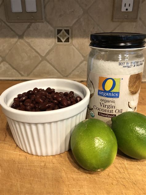 Coconut And Lime Black Beans