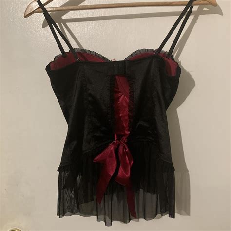 Vampire Bustier Corset Lingerie Top Perfect For Depop