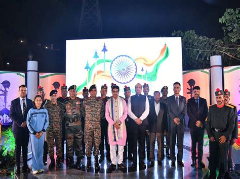 Honble Chief Minister Professor Dr Manik Saha Attended The Vijay Diwas Celebration Organized