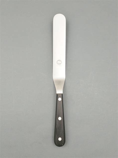 Spatola Inox Cucina Curva 30 Cm Largo 35 Due Buoi Knives