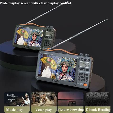 Sansui Radio Vid O R Tro F Haut Parleur Bluetooth Sans Fil Portable