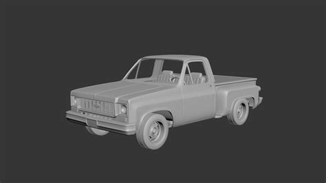 3d File Chevrolet C10 1974 🚙 ・design To Download And 3d Print・cults