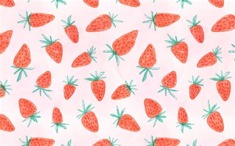 Strawberry Aesthetic Wallpaper Laptop