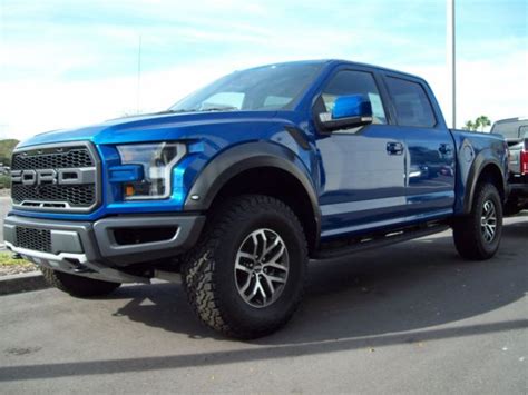 2017 Ford Raptor F 150 Brand New Lightening Blue 1ftfw1rg9hfa51049