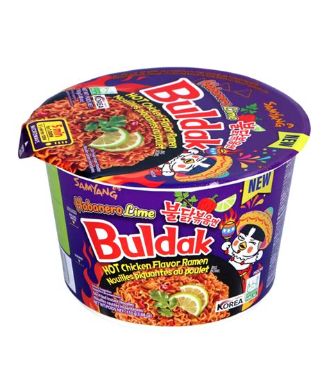 Samyang Spicy Chicken Buldak Noodle Habanero Lime 105g