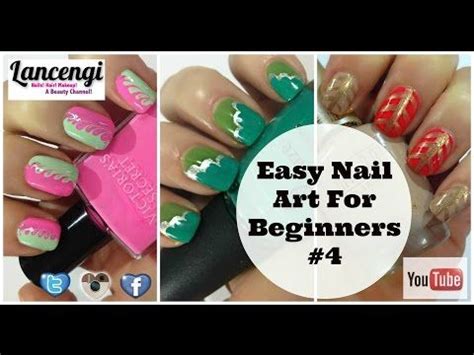 Easy Nail Art For Short Nails Beginners Lancengi Beauty Channel