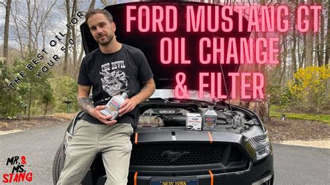 Ford Mustang Gt Oil Change And Filter 2015 2020 Youtube