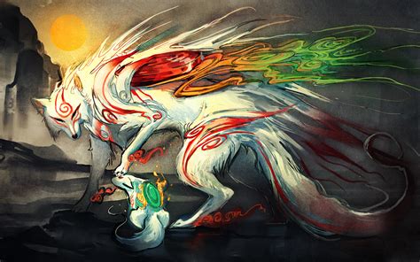 Okami Wallpaper By Sakimichan 1004362 Zerochan Anime Image Board