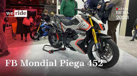 FB Mondial Piega 452 LIVE Da EICMA 2023 YouTube