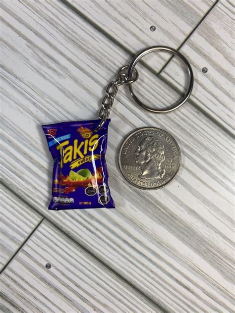 Resin Art Keychain | Takis Purple Bag – MexiGoods