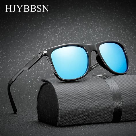 Unisex Retro Aluminum Sunglasses Polarized Lens Vintage Sun Glasses For