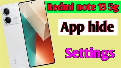 Redmi Note 13 5g Mobile Me App Hide Kaise Kare How To Set App Hide In