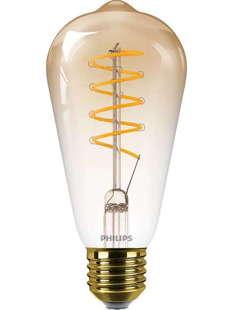 LED Filament Bulb Amber Gradient 25W ST19 E27 8719514269590 | Philips