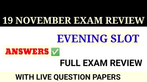 19 November 2022 Ielts Exam Review Evening Slot Reading And Listening Answers Suraj Ielts