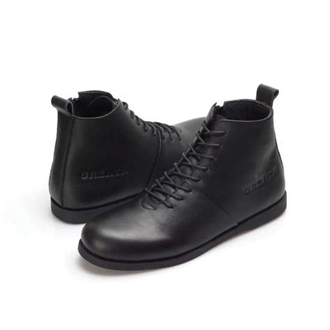 Jual Sepatu Boots Formal Pria Kulit Asli Sultan X Greata Sverker Zipper