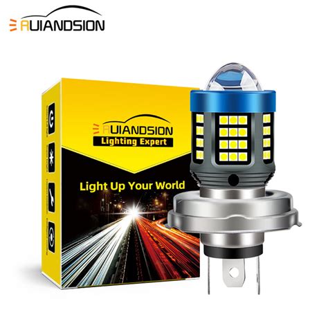 Ruiandsion P T Led Motorcycle Headlight Bulb V Adjustable High