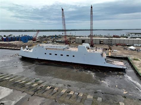 New Long Island Ferry Launched At Eastern Shipbuilding