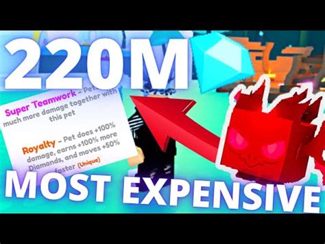 Selling The Most Expensive Agony M Roblox Pet Simulator X Youtube