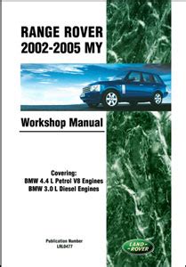 Workshop Repair Manuals For Range Rover 3rd Gen To 2009 MY L322