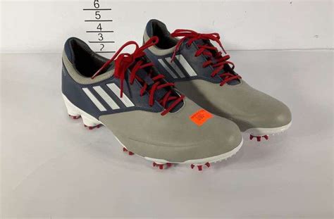 Adidas Men’s Golf Shoes Size 13 Adizero Appear To Be New Without Box Blue Red And Grey