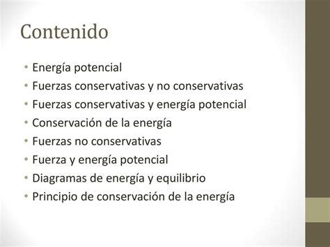 Energía potencial Física I ppt descargar