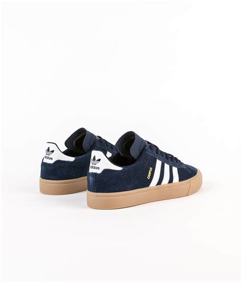 Adidas Campus Vulc Ii Adv Shoes Collegiate Navy White Gum4 Flatspot