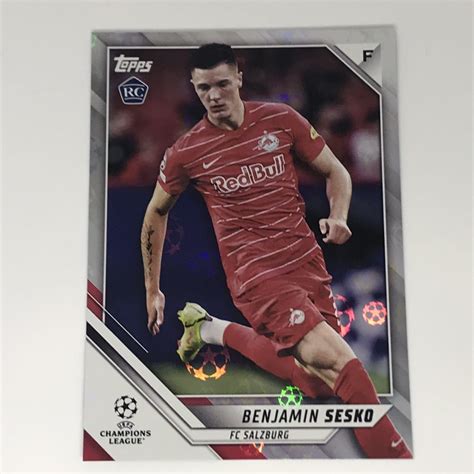 Yahoo オークション BENJAMIN SESKO starball topps 2022 UEFA CHAMP