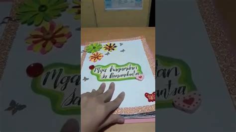 Pamamalantsa Ng Damit Scrapbook Idea Epp Grade Easy Youtube