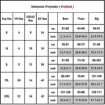 Kvinder Bikini Sæt Badetøj Push up Polstret Bustier Todelt Badedragt Svømning Fruugo DK